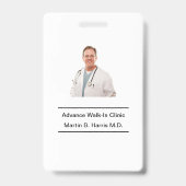 Badge Personnel Médicale (Arrière)