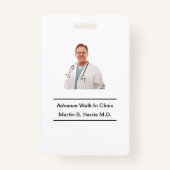 Badge Personnel Médicale (Dos)