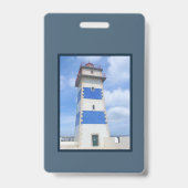 Badge Phare à l'aquarelle (Arrière)