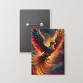Badge Phénix en ascension (Recto/Verso)