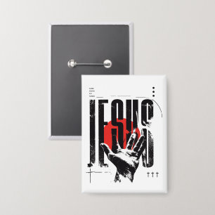 Badge Philippiens 2:9 Nom Au-Dessus De Tous Les Noms Rét
