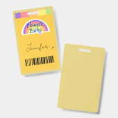 Badge Phoenix Parks (Avant & arrière)