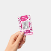 Badge Photo Bénévole Joyeuses Heureuses Marguerites Blan (Manuel / portable)