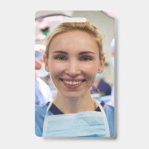 Badge Photo de docteur personnaliser