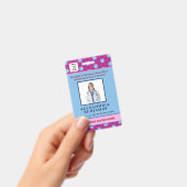 Badge Photo de l'employé Code à barres Logo Médical Infi (Manuel / portable)
