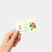 Badge photo de l'employé de la cafétéria de l'écol (À main)