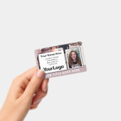 Badge Photo de l'employé d'entreprise professionnelle pe (Manuel / portable)