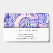 Badge Photo de l'employé d'entreprise professionnelle pe (Arrière)