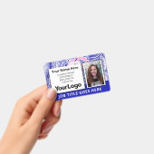 Badge Photo de l'employé d'entreprise professionnelle pe (Manuel / portable)