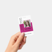 Badge Photo de l'enseignant ID de l'employé ou de l'étud (Manuel / portable)