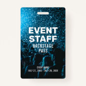 Badge Photo de l'événement Carte d'identité du personnel (Devant)