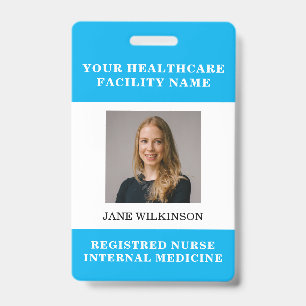 Badge Photo de votre entreprise de soins de santé