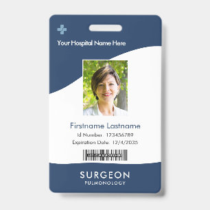 Badge Photo de votre logo d'entreprise de soins de santé