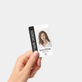 Badge Photo d'employé grand format personnalisé, code-ba (Manuel / portable)