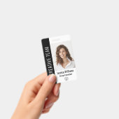 Badge Photo d'employé grand format personnalisé, code-ba (Manuel / portable)