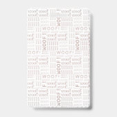 Badge Photo d'entreprise et nom avec Paw Brown (Arrière)