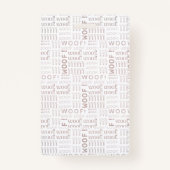 Badge Photo d'entreprise et nom avec Paw Brown (Dos)