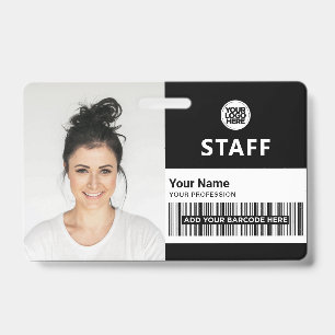Badge Photo d'identification du personnel de l'entrepris
