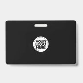 Badge Photo d'identification du personnel de l'entrepris (Arrière)