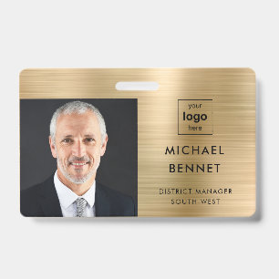 Badge Photo d'identité de la Modern Gold Company