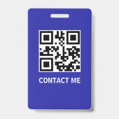 Badge Photo d'identité de l'employé (Arrière)