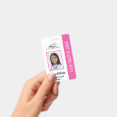 Badge photo d'identité de l'infirmière auxiliaire  (Manuel / portable)