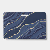 Badge Photo d'identité professionnel de géode d'agate de (Arrière)