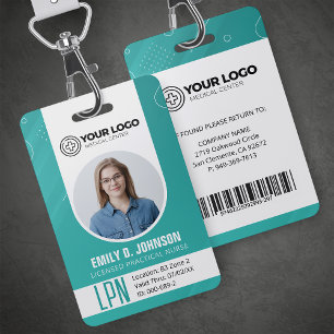 Badge Photo du LPN de l'infirmière pratique autorisée