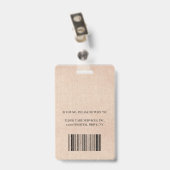 Badge Photo Elder Care (Arrière avec clip)