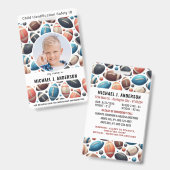 Badge Photo Enfant Identifiant d'urgence Garçons Identif (Front & Back)