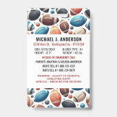 Badge Photo Enfant Identifiant d'urgence Garçons Identif (Back)