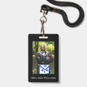 Badge Photo Freemason (Face avec cordon)