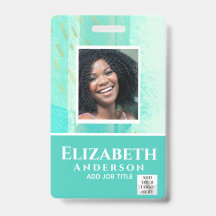 PHOTO-ID Employé VIP PASS Aquarelle Résumé