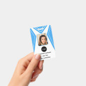 Badge Photo, Logo, Code-barres de l'employé de la sociét (Manuel / portable)