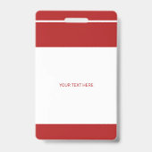 Badge Photo logo QR CODE laissez-passer de presse ID (Back)