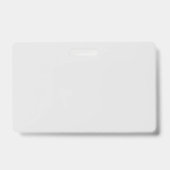 Badge Photo noire et grise réutilisable Horizontale magn (Arrière)