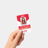 Badge photo nom de votre entreprise (Manuel / portable)