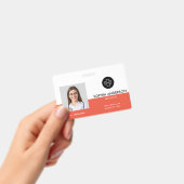 Badge Photo personnalisée, Code barre, Logo, Insigne de (Manuel / portable)