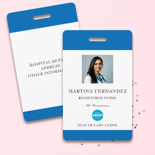 Badge Photo personnalisée d'employé de l'hôpital médical