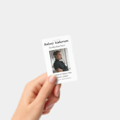 Badge Photo profession moderne s'adressent simplement au (Handheld)