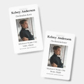 Badge Photo profession moderne s'adressent simplement au (Front & Back)
