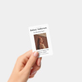 Badge Photo profession moderne s'adressent simplement au (Manuel / portable)