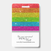 Badge photo professionnel CNA infirmière avec pail (Arrière)