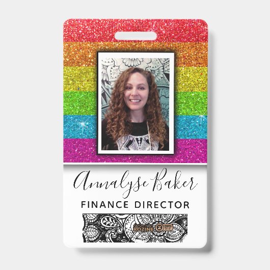 Badge photo professionnel CNA infirmière avec pail (Avant)