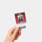 Badge photo professionnel infirmier(e) CNA Ruby Re (Manuel / portable)