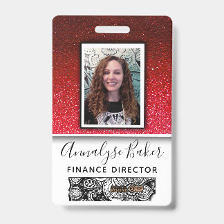 Badge photo professionnel infirmier(e) CNA Ruby Re