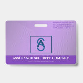 Badge photo Purple Custom Security Guard (Arrière)