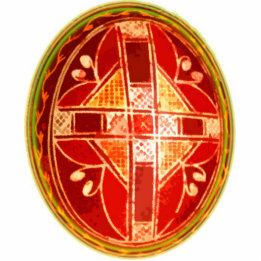 Badge Photo Sculpture Art populaire Oeuf de Pâques Épingle d'ornement