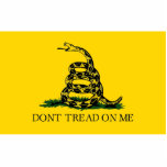 Badge Photo Sculpture Dont Tread On Me - Drapeau Gadsden<br><div class="desc">The Ted Cruz political marketplace is open. Come in and make yourselves at home. Tell your friends about us and send them our link: http://www.zazzle.com/TedCruz?rf=238549869542096443*</div>