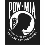 Badge Photo Sculpture POW MIA Pin<br><div class="desc">Un vecteur (pour l'impression de haute qualité) réplique du drapeau utilisé aux États-Unis pour commémorer les prisonniers de guerre (prisonniers de guerre) et ceux qui sont portés disparus en action sur divers produits.</div>